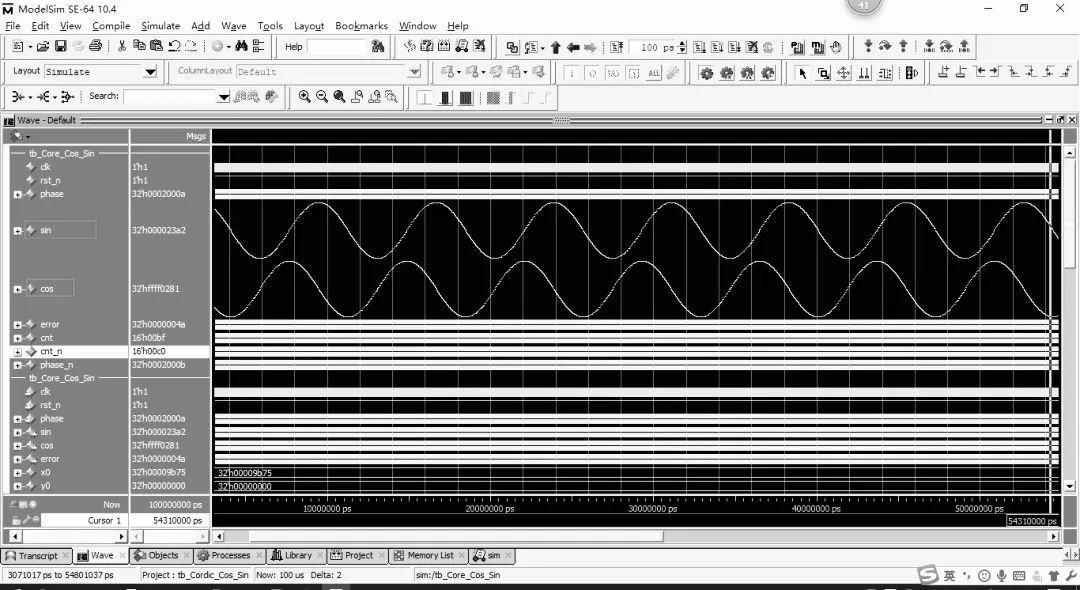 基于Verilog的Cordic算法实现_机器学习_07