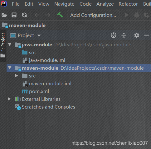 IDEA 中 Project 和 Module 详解与实战_ide_12