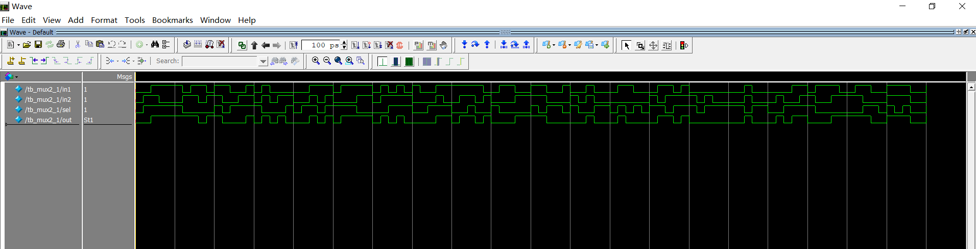 FPGA—多路选择器(简单逻辑组合电路)_多路_07