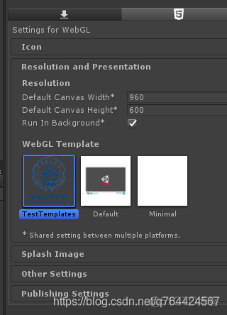 【Unity3D日常开发】Unity3D模板 WEBGL模板 自定义Templates 使用教程_webgl_04