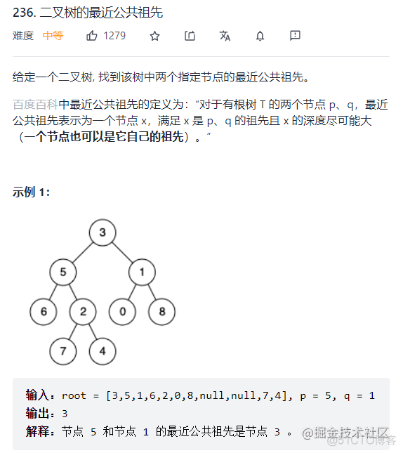 二刷--二叉树的最近公共祖先_最近公共祖先