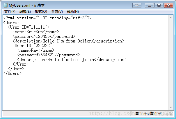 C# LINQ to XML_xml文件