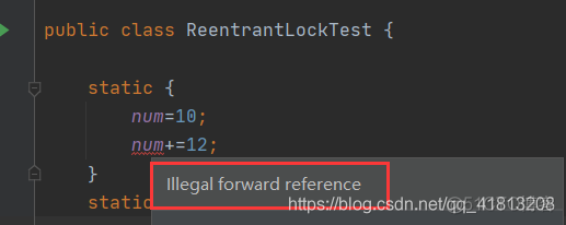 java报前置引用异常，Illegal forward reference的原因_初始化_02