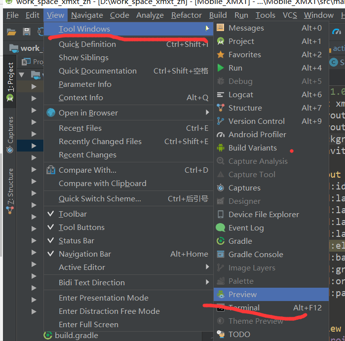 android studio preview 不显示_Android Preview 不显示_03