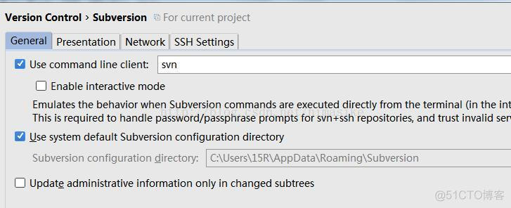 AndroidStudio 配置SVN以及设置必要的忽略文件_svn_02