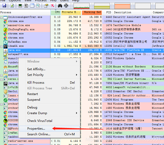 Java进程cpu100%问题排查_windows_03