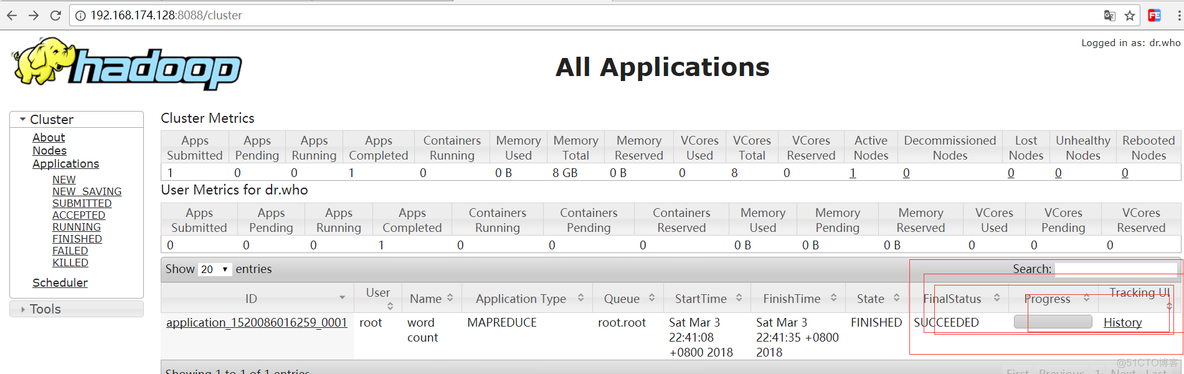 (4)Hadoop YARN 的 历史查看_mapreduce