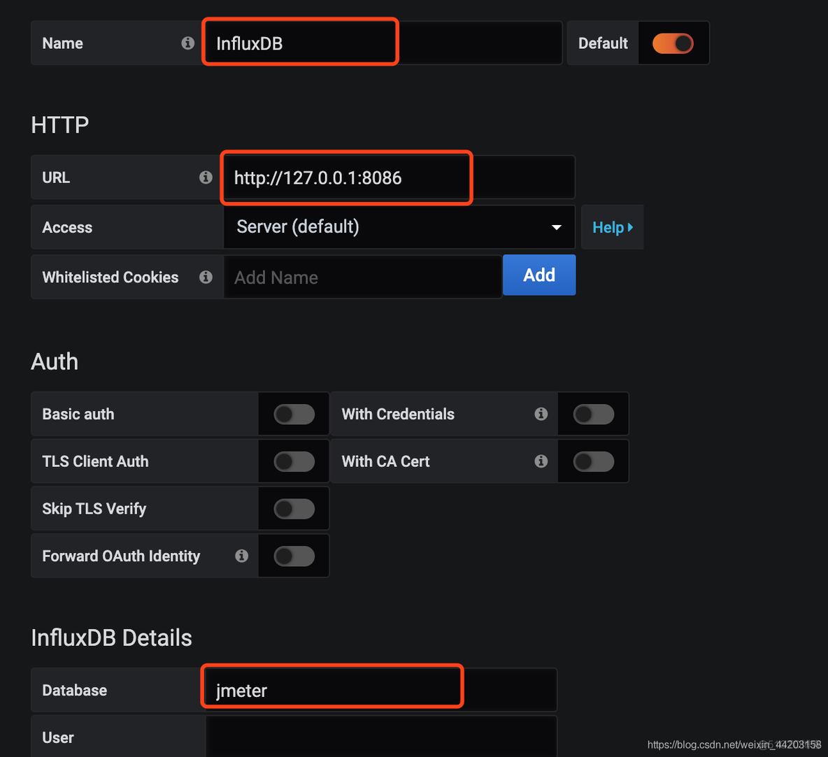 【2020年更新】mac·os---jmeter配合grafana+influxdb性能监控报告生成完整流程_配置文件_16