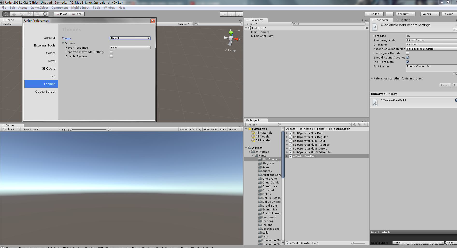 【Unity3D日常开发】Unity3D更换主题皮肤、字体_unity