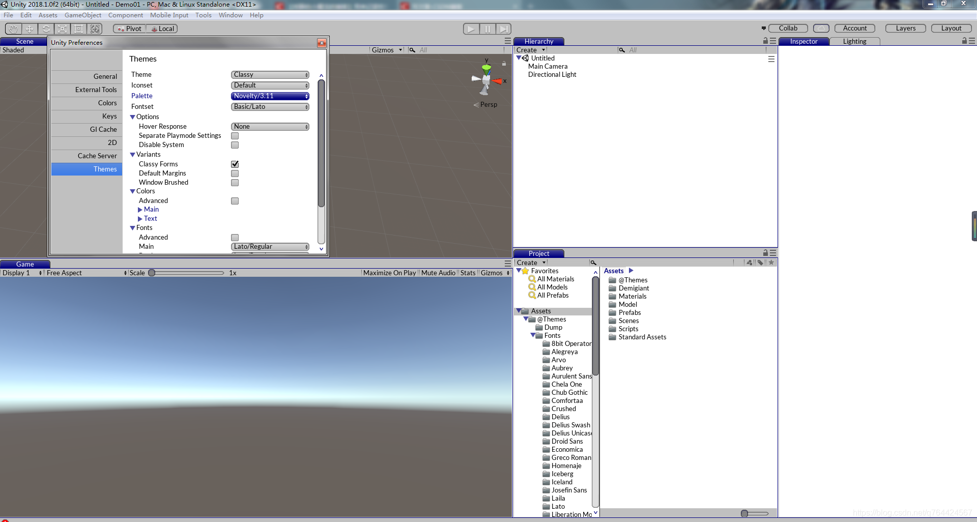 【Unity3D日常开发】Unity3D更换主题皮肤、字体_源地址_03