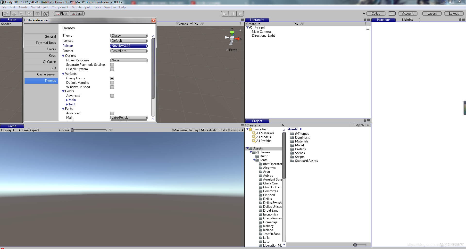 【Unity3D日常开发】Unity3D更换主题皮肤、字体_游戏引擎_03