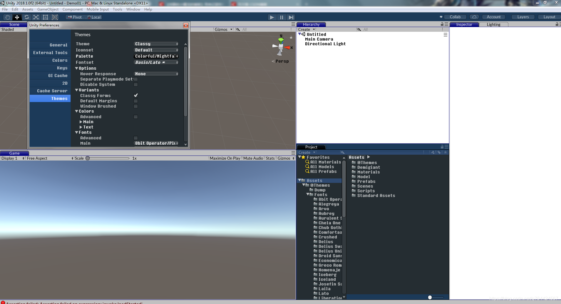 【Unity3D日常开发】Unity3D更换主题皮肤、字体_github_04