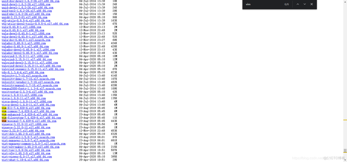 Linux CentOS各大网站镜像资源地址展示，各种rpm资源包下载地址，rpm安装包大全_安装包_02