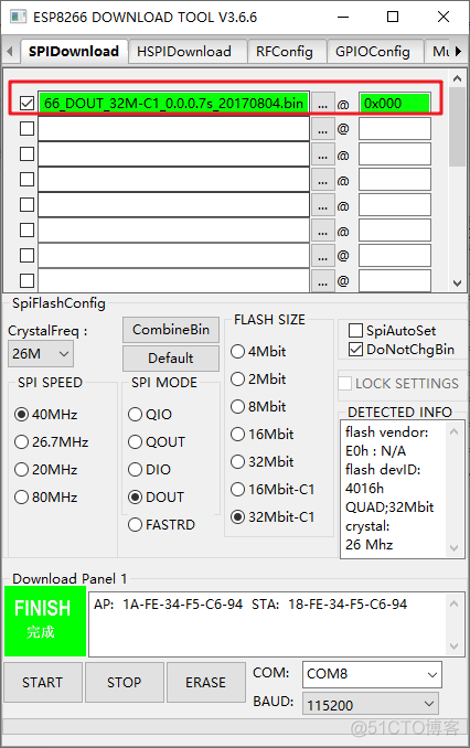 ESP8266固件升级方法（ESP8266-12F模组）_ESP8266固件升级_13