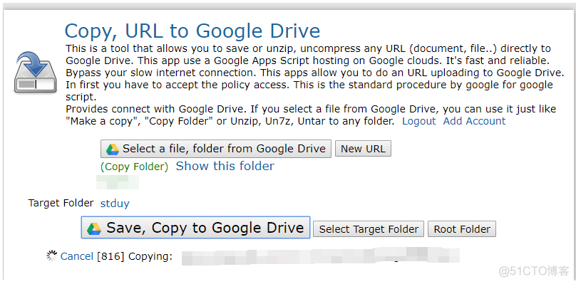 将Google Drive共享的资源拷贝、转存到自己的Google Drive_python_15