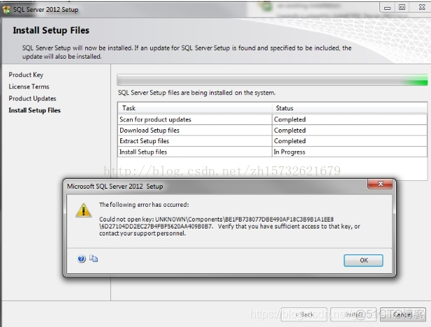 安装sqlserver2012出现错误could not open key...解决办法_sql_02