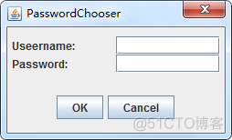 编写Java程序，使用JDialog构造登录窗体_初始化_02