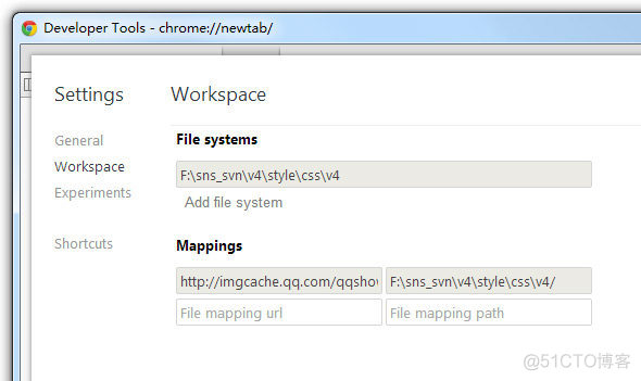 开发者调试工具Chrome Workspace_调试工具_03