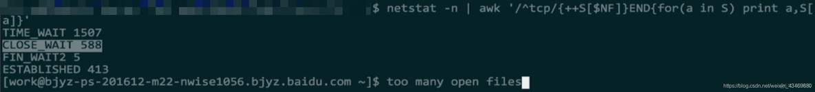 Linux命令-netstat_bash