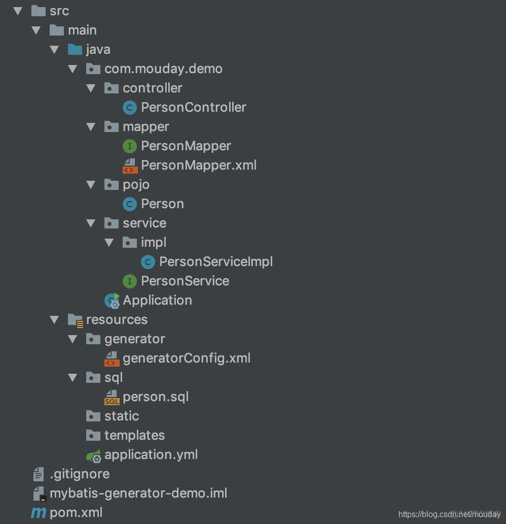 使用mybatis-generator-plugin自动生成代码整合SpringBoot+MyBatis_spring