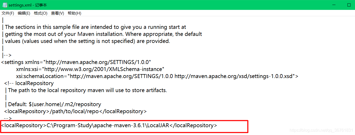 Maven环境配置 —— Windows10_maven_05