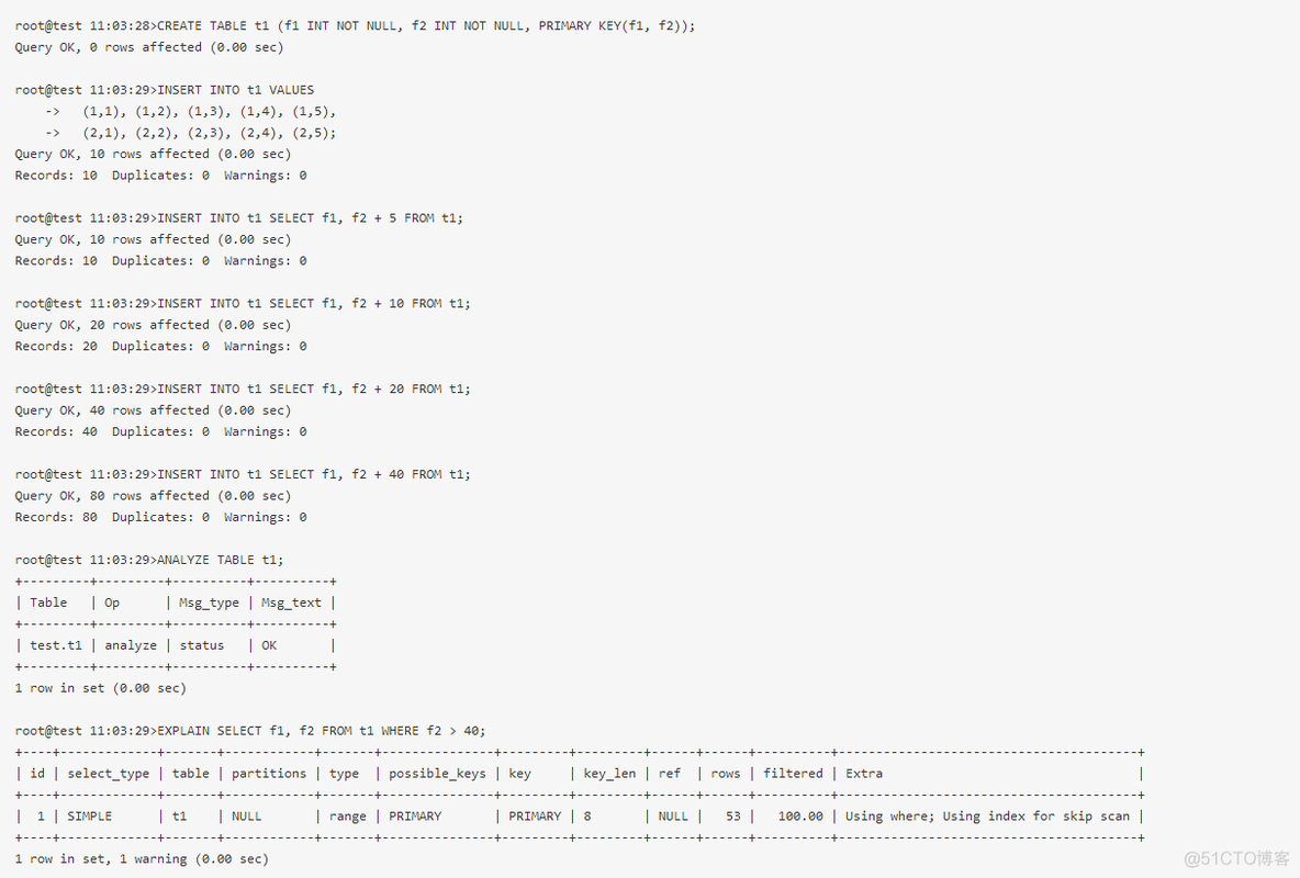 解读MySQL 8.0新特性：Skip Scan Range_range Index