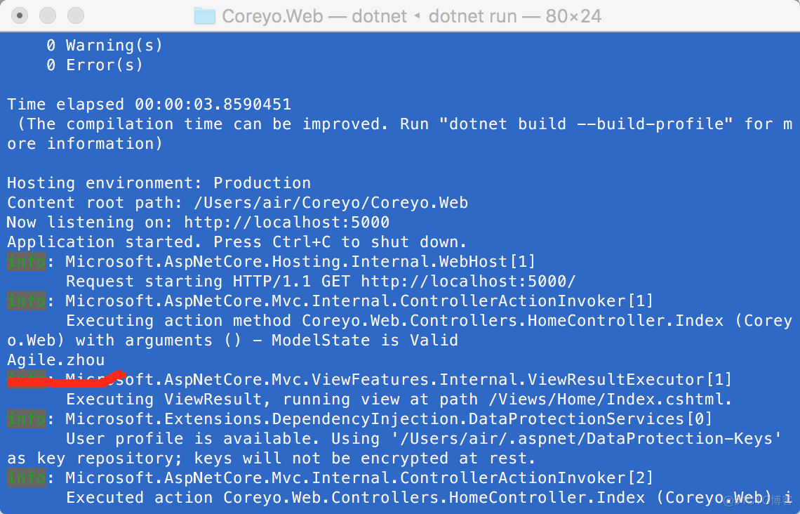 在Mac上开发使用yeoman构建Asp.net core项目并且实现分层引用_asp.net_08