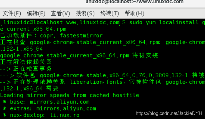 CentOS 7下安装Google Chrome浏览器_linux_03