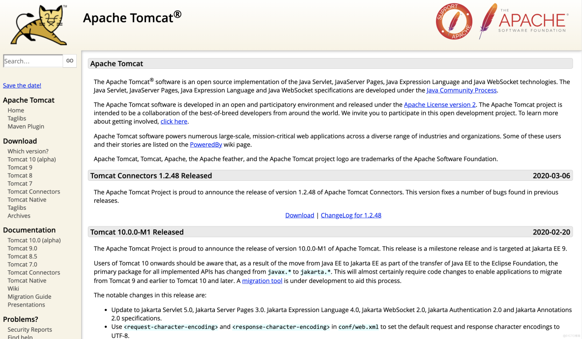 Tomcat下载安装及其基本操作_tomcat