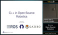 ROS讲座 关于ROS2和Gazebo C++ in Open Source Robotics