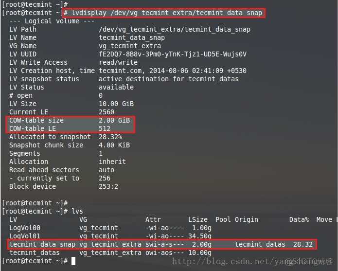 Linux - How to Take ‘Snapshot of Logical Volume and Restore’ in LVM_snapshot_10