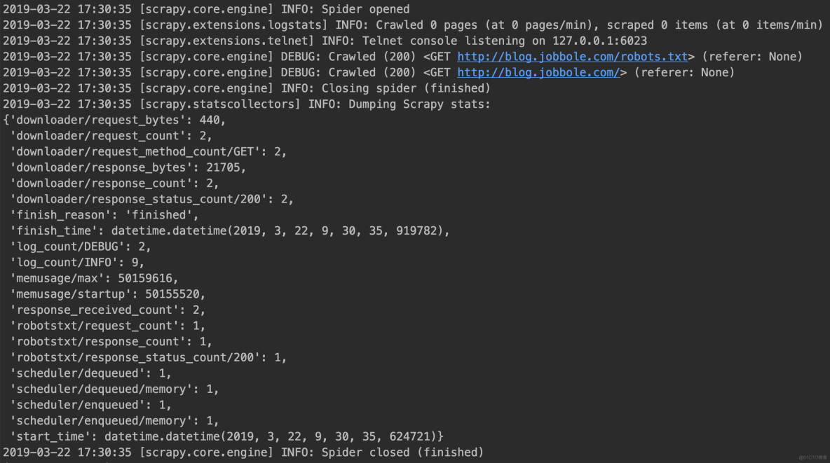 Python分布式爬虫框架Scrapy 打造搜索引擎(四) - 爬取博客网站_scrapy_16
