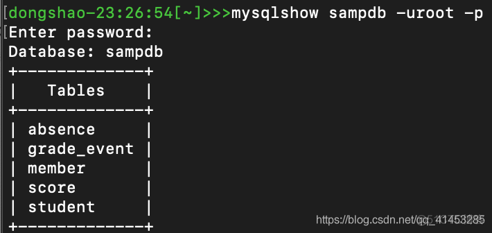 MySQL获取数据库元数据相关命令：DESC、SHOW、INFORMATION_SCHEMA、mysqlshow、mysqldump_mysqlshow_12