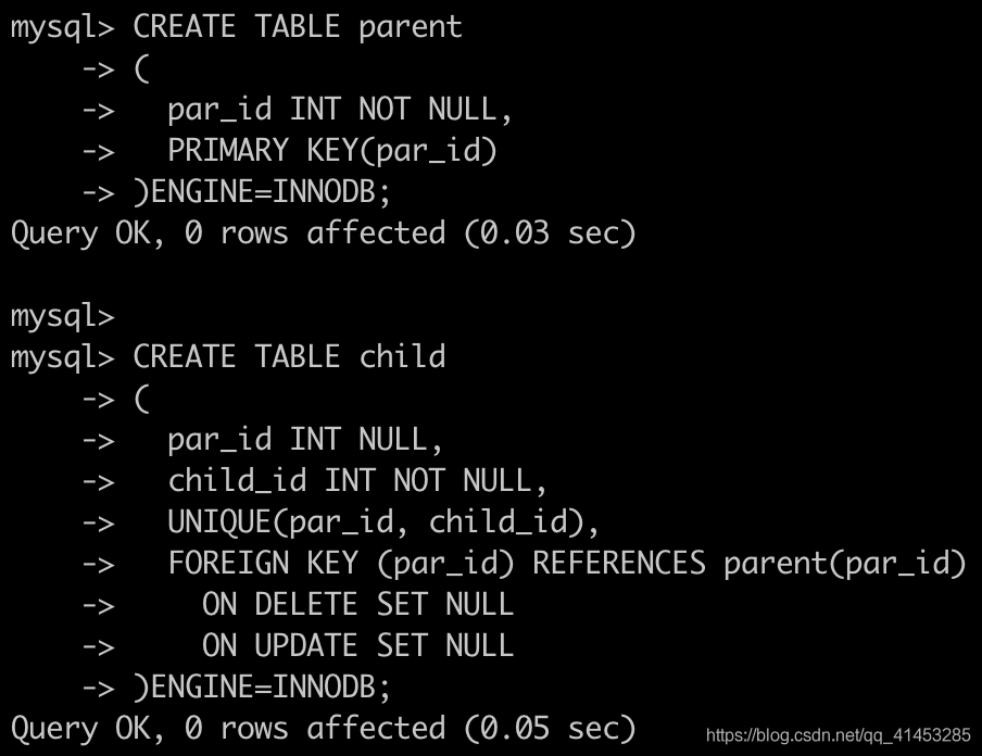 MySQL的表约束与数据完整性：主键、外键、引用完整性、级联操作_数据表引擎修改_10