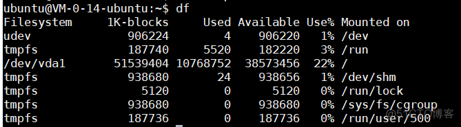 Linux查看文件系统、磁盘、目录的容量（df、du命令）_df命令