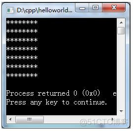 C++程序设计实践学材系列（22）——1.5.2 循环深入——输出多行星号_#include
