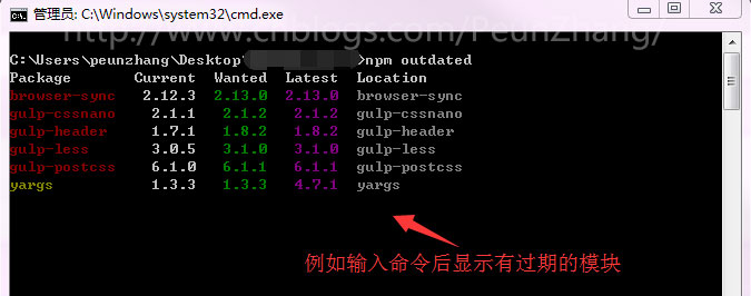 NodeJs学习笔记002--npm常用命令详解_基础语法_08