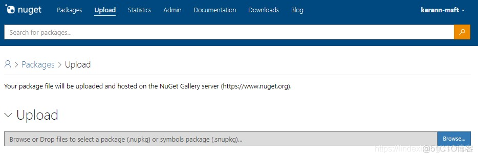 NuGet 符号服务器_上传