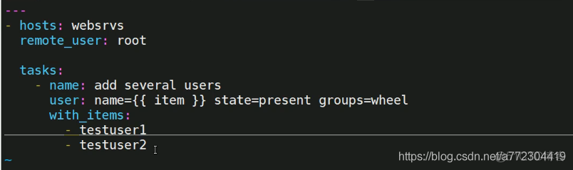 ansible playbook中使用迭代with_items案例_用户组_03