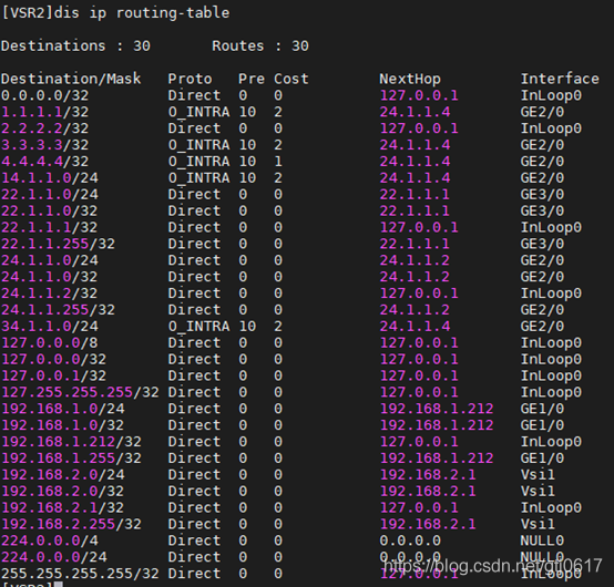 VXLAN小实验：集中式VXLAN IP网关配置_VSR_06