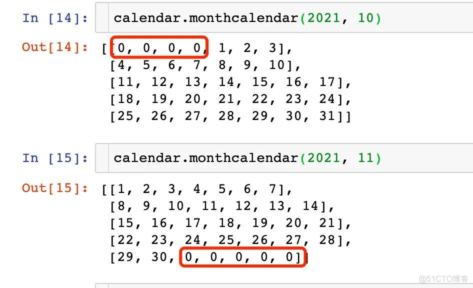 Python时间序列之calendar模块_python_09