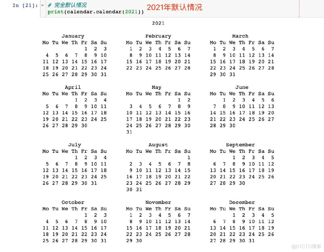 Python时间序列之calendar模块_微信_13