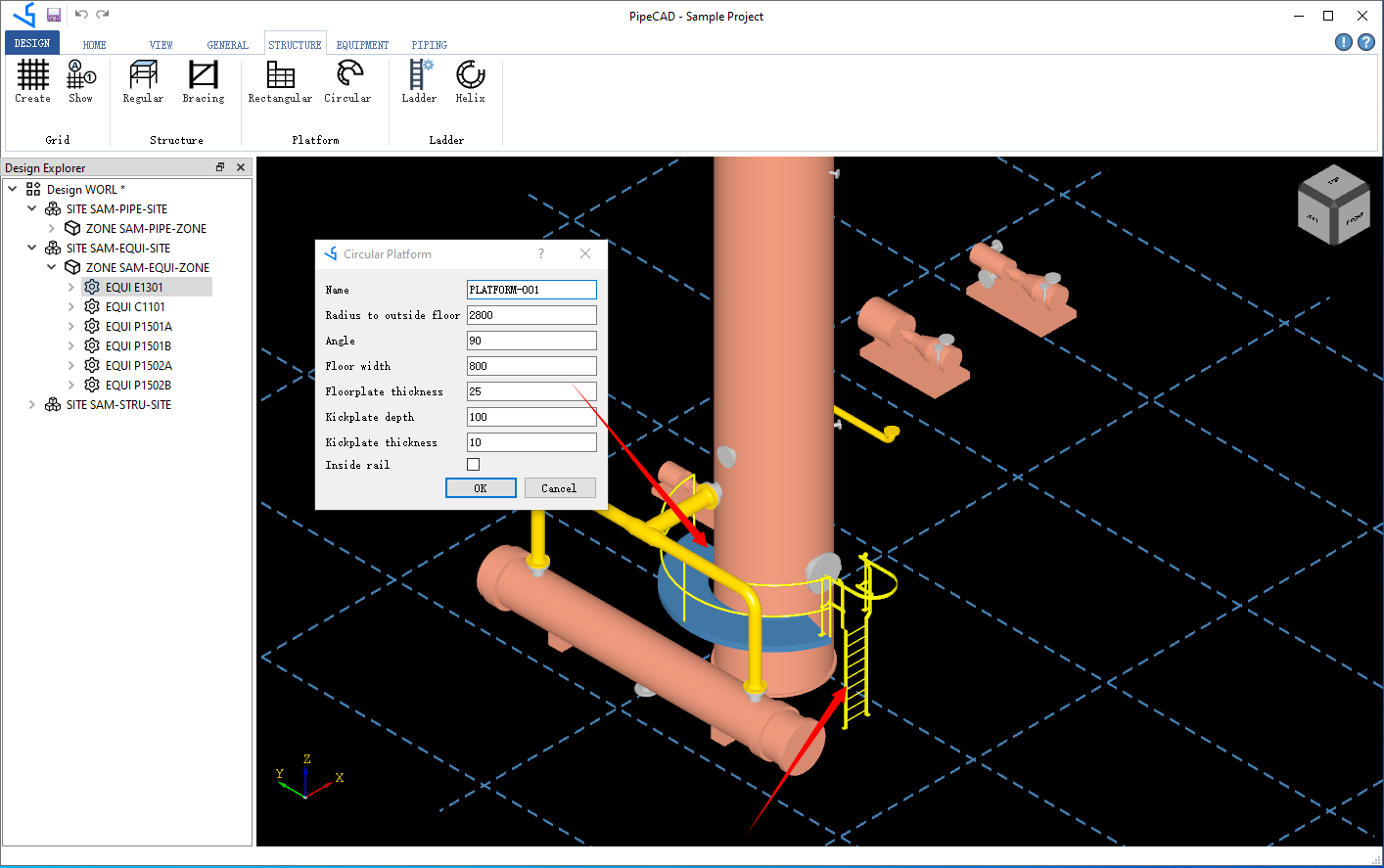 三维管道设计软件 PipeCAD V1.0_自动生成_08