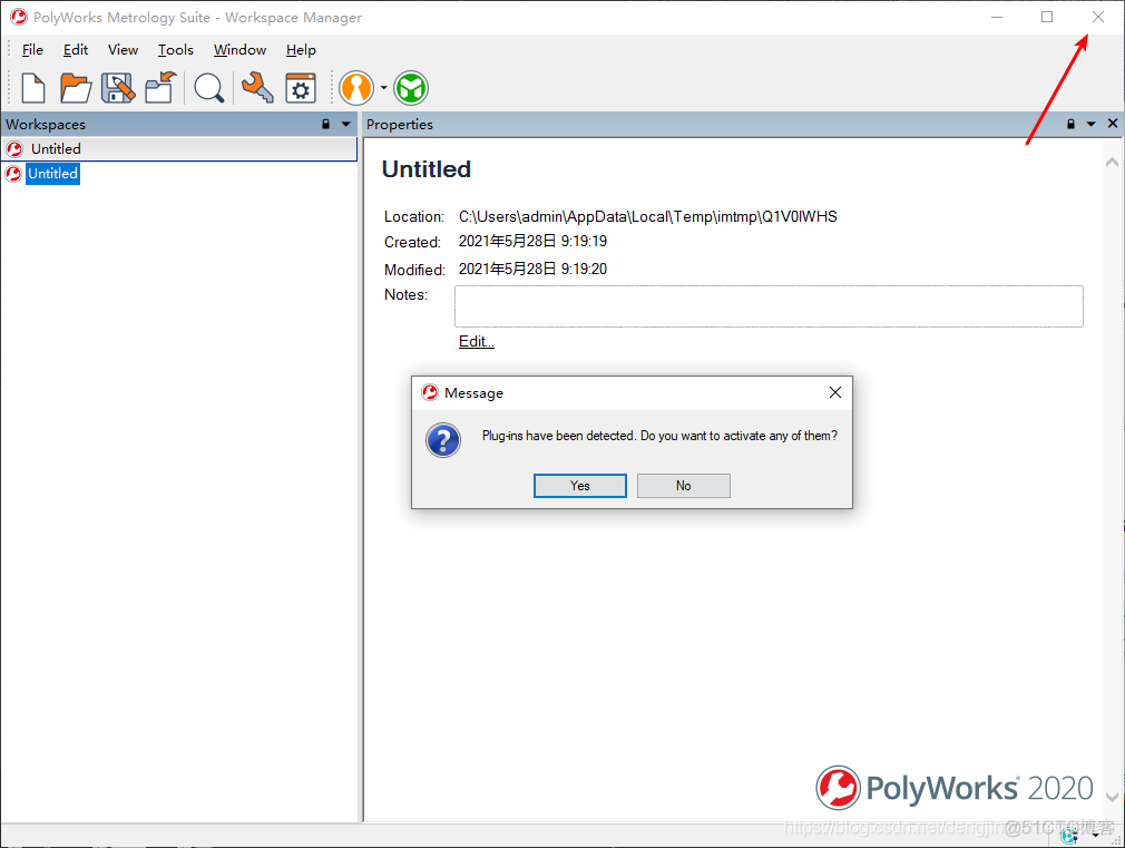 【Tools】PolyWorks Metrology Suite 2020中文版安装教程详解(在线版)_PolyWorks 2020_04
