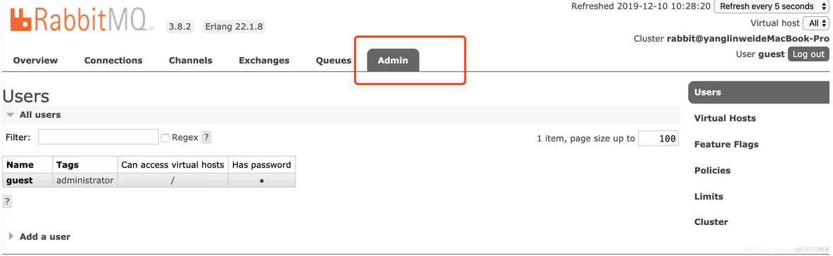 消息中间件系列教程（05） -RabbitMQ -管理控制台的使用_C_03