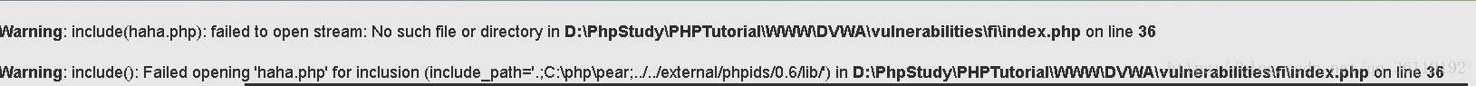 DVWA之File Inclusion(文件包含)_php