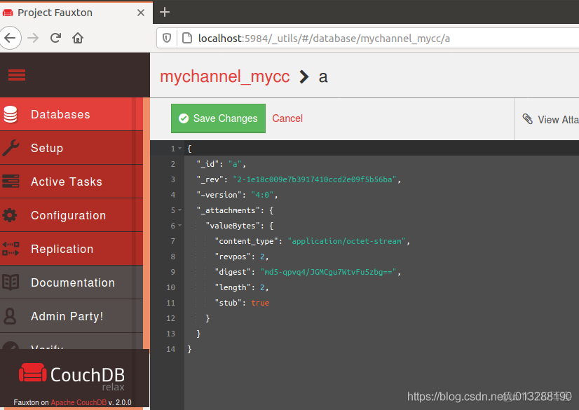 Hyperledger Fabric教程（13）-- 集成CouchDB作为状态数据库_fabric_05