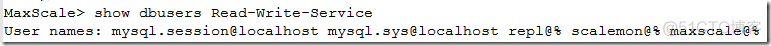 Mysql - 读写分离与读负载均衡之Maxscale_读写分离_06