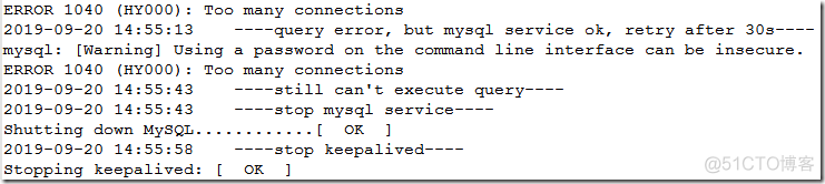 Mysql - 高可用方案之MM+Keepalived_数据库_12