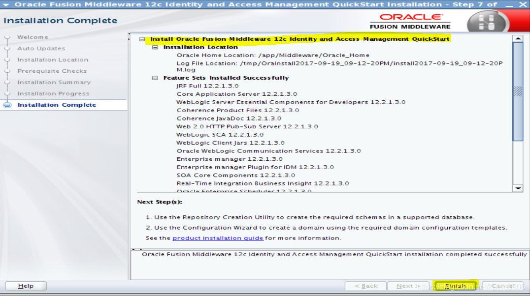 OIM 12c / 12.2.1.3.0 Installation Using Quick Installer (step by step)_SSO_11